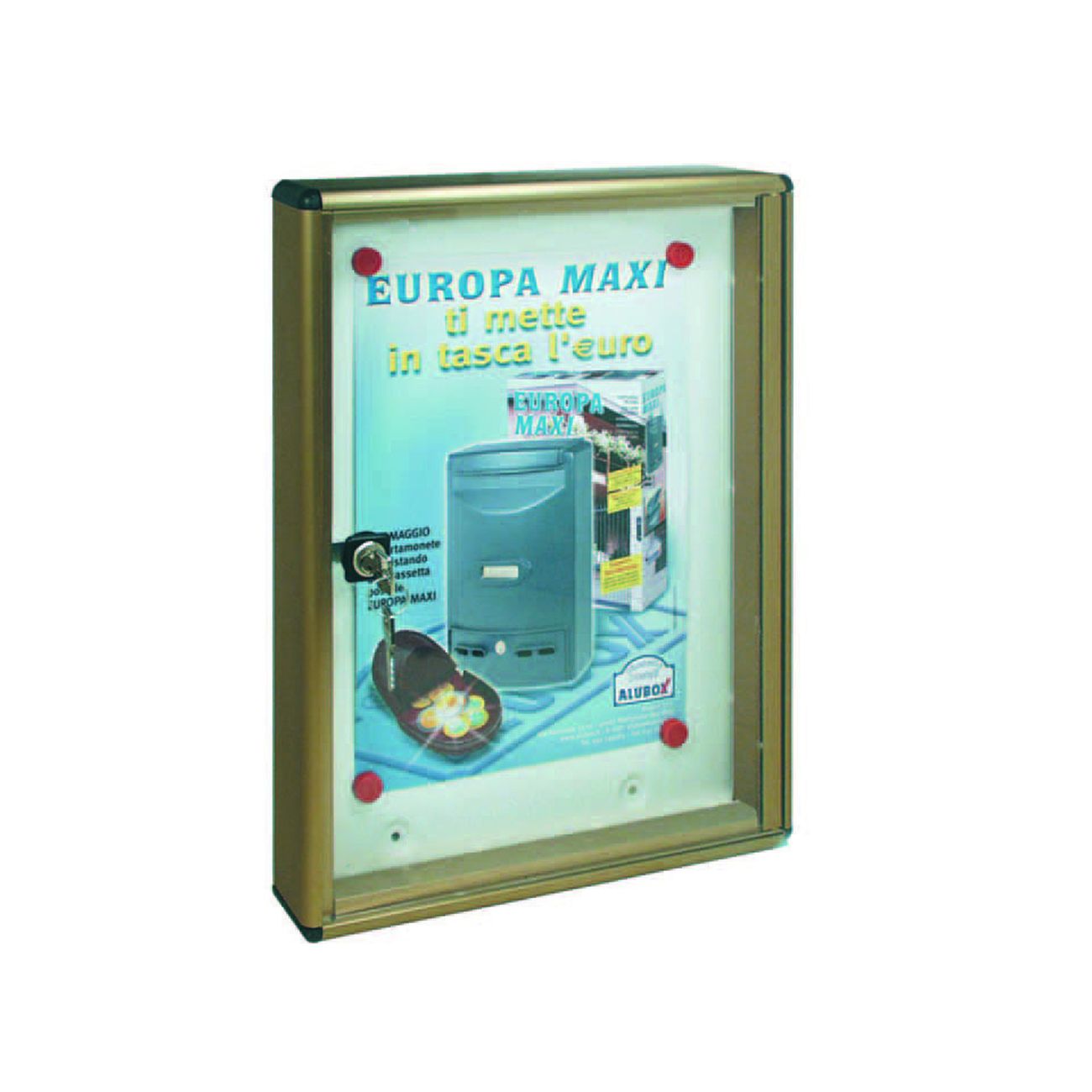 Bacheca porta avvisi per interni cm.30x5x40h. - cm.30x5x40h.