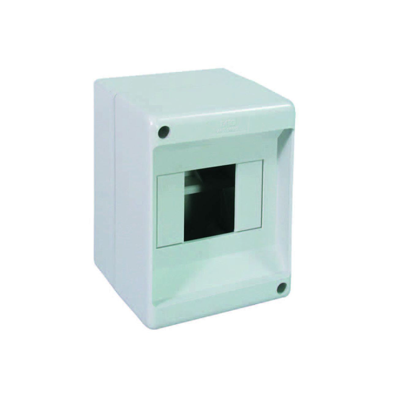 Centralino da parete senza sportello ip40 - mm.100x90x135h. per 2/4 moduli - 8w - (90.04) - 5 pz