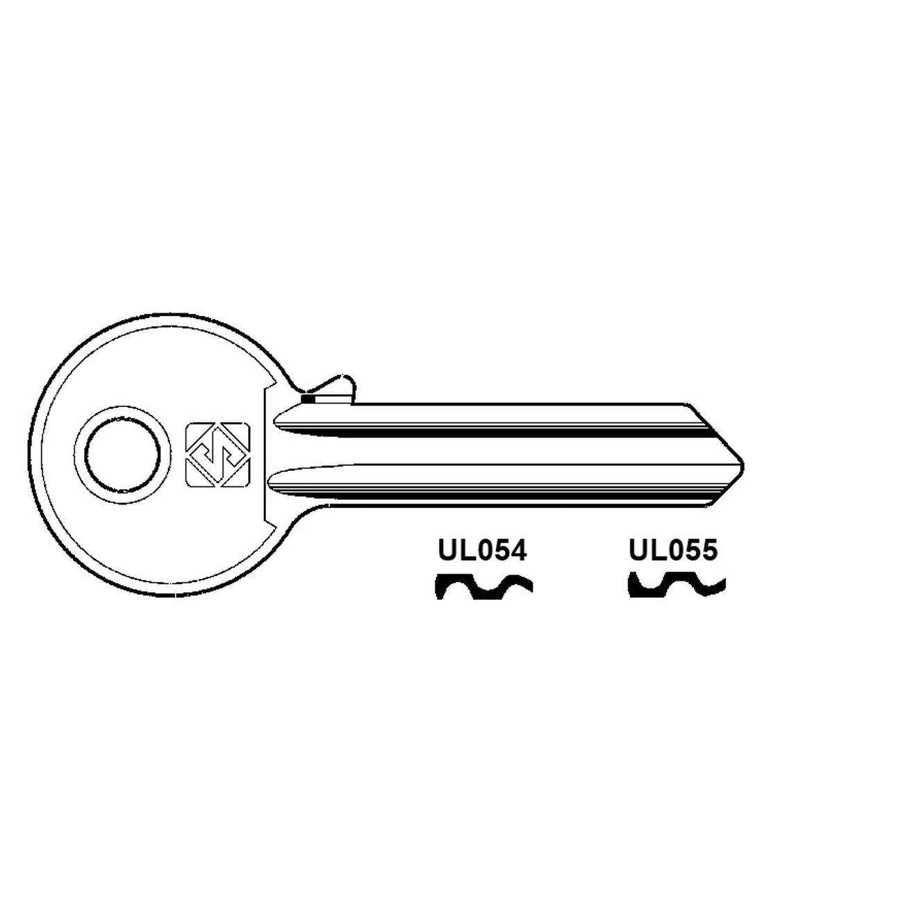 Chiavi Per Cilindri Universal 6 Spine Grandi - UL054 DX - 100 pz