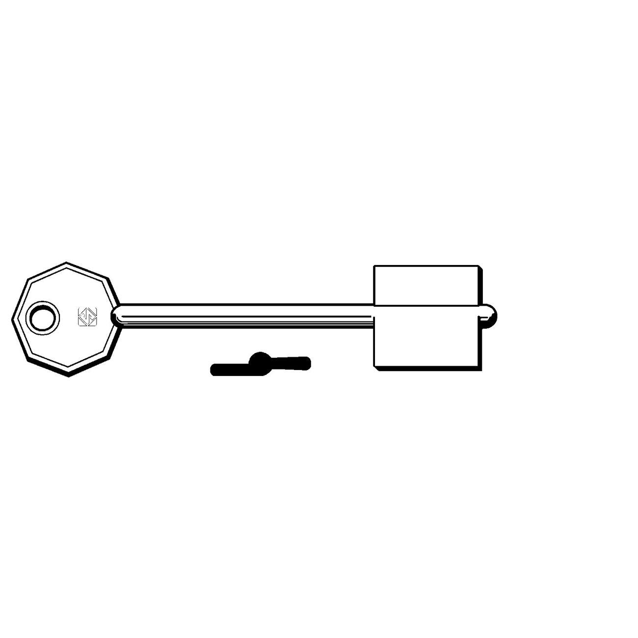 Chiavi doppia mappa mottura mtl - mtl - 5 pz