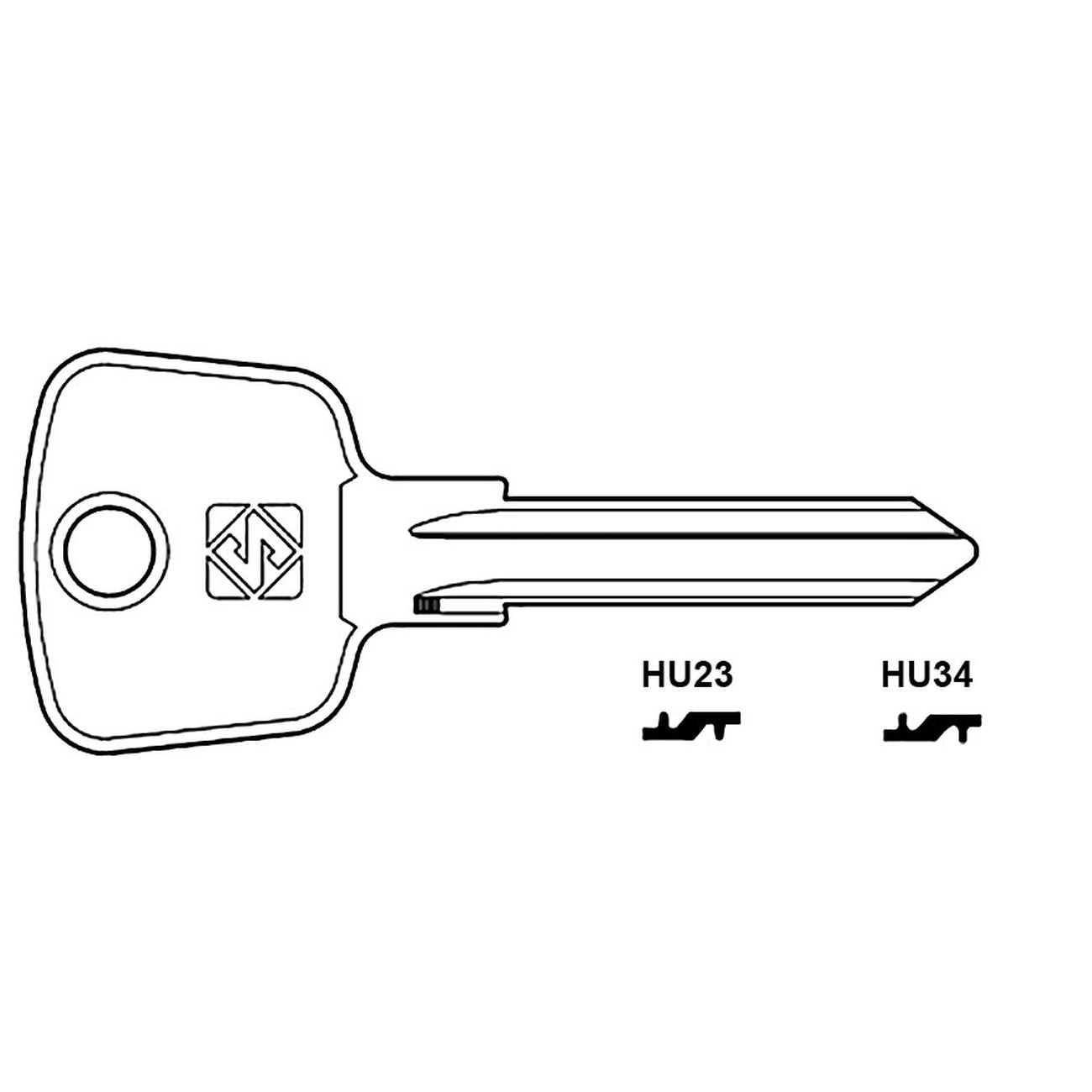 Chiavi Huf Per Auto Opel - HU34 - 5 pz