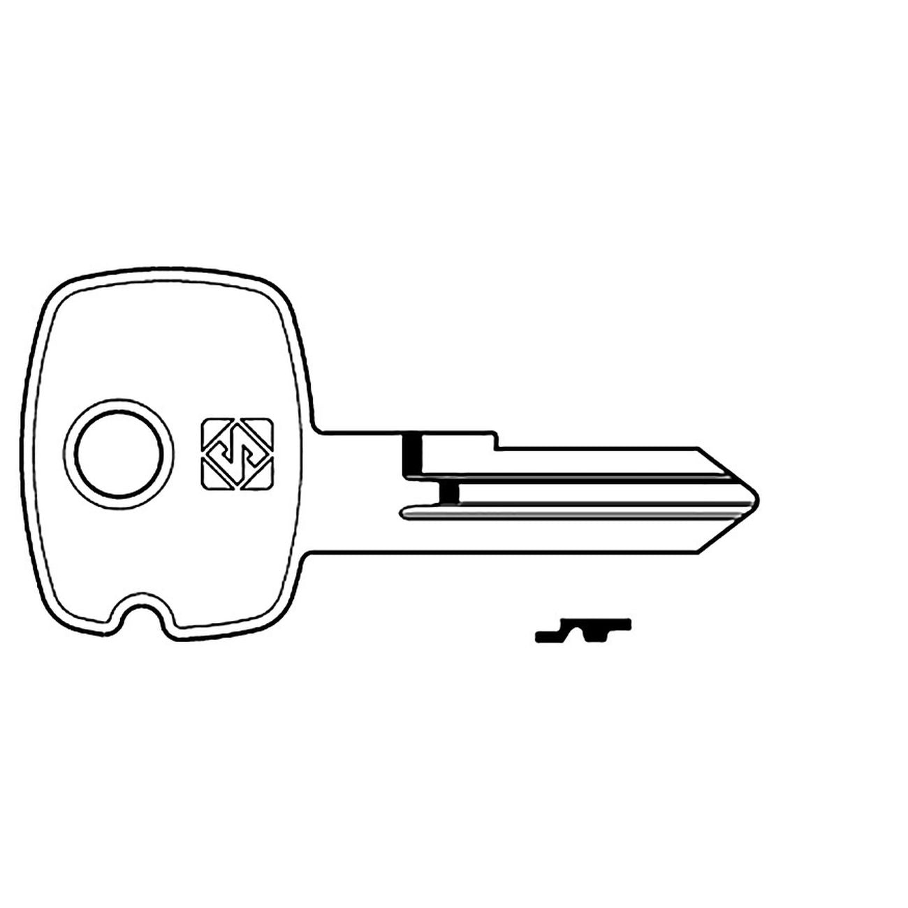 Chiavi huf per auto opel hu33 - hu33 - 5 pz