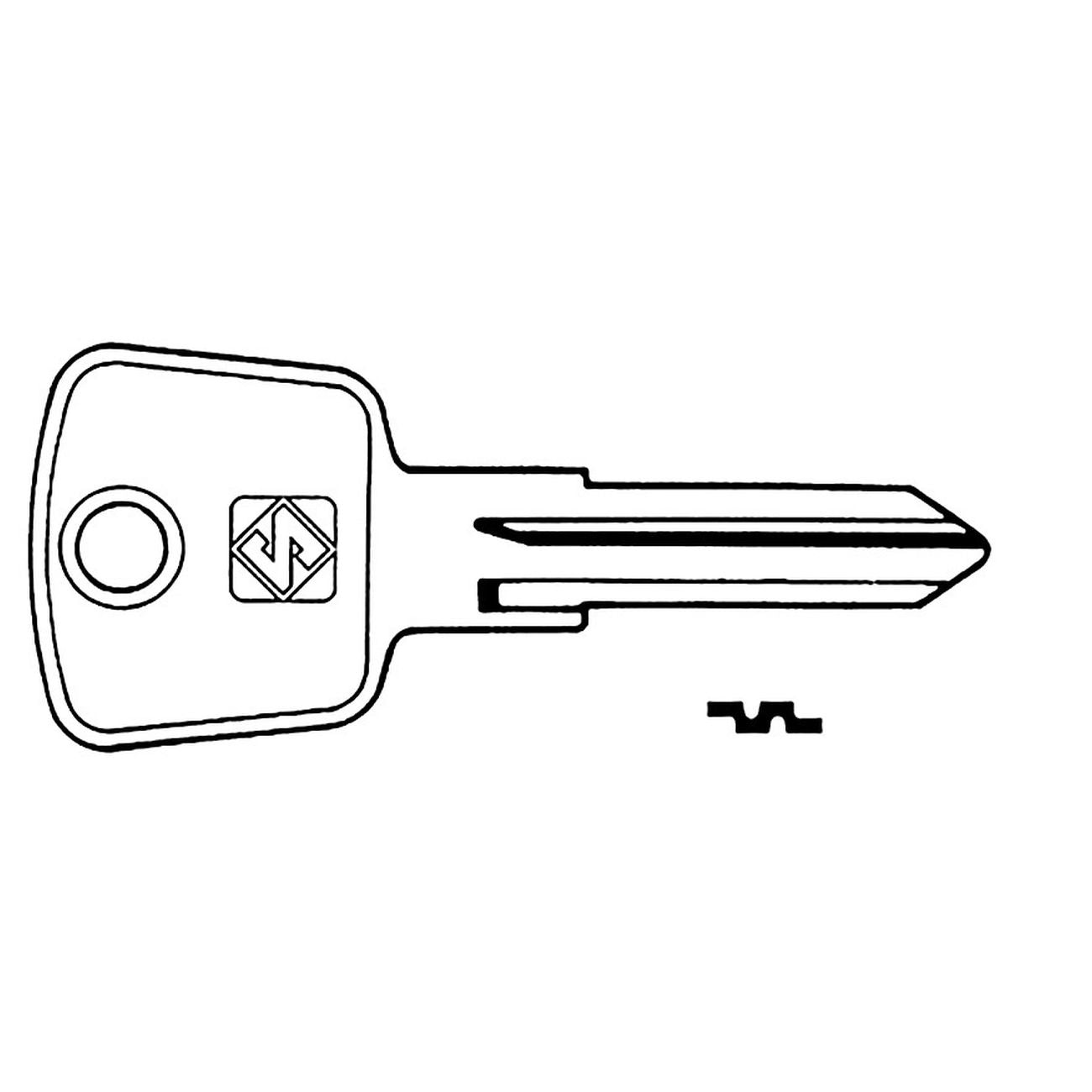 Chiavi huf per auto mercedes hu37 - hu37 - 5 pz