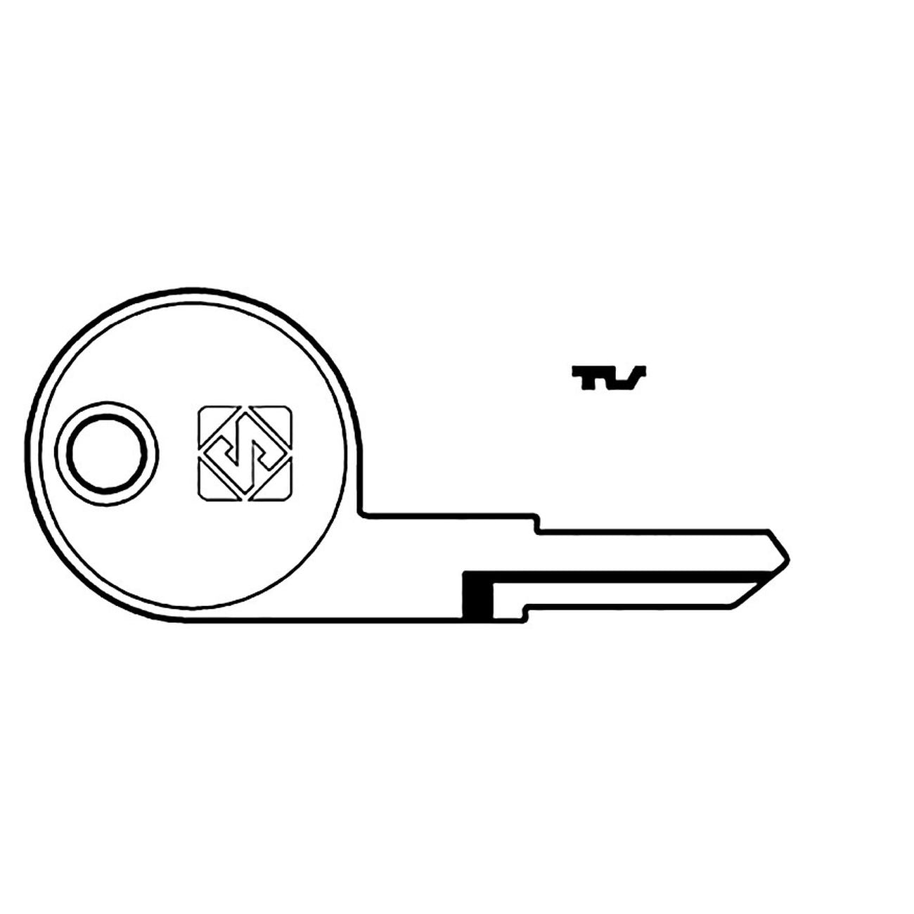 Chiavi safe per auto alfa romeo ar8 - ar8 - 5 pz