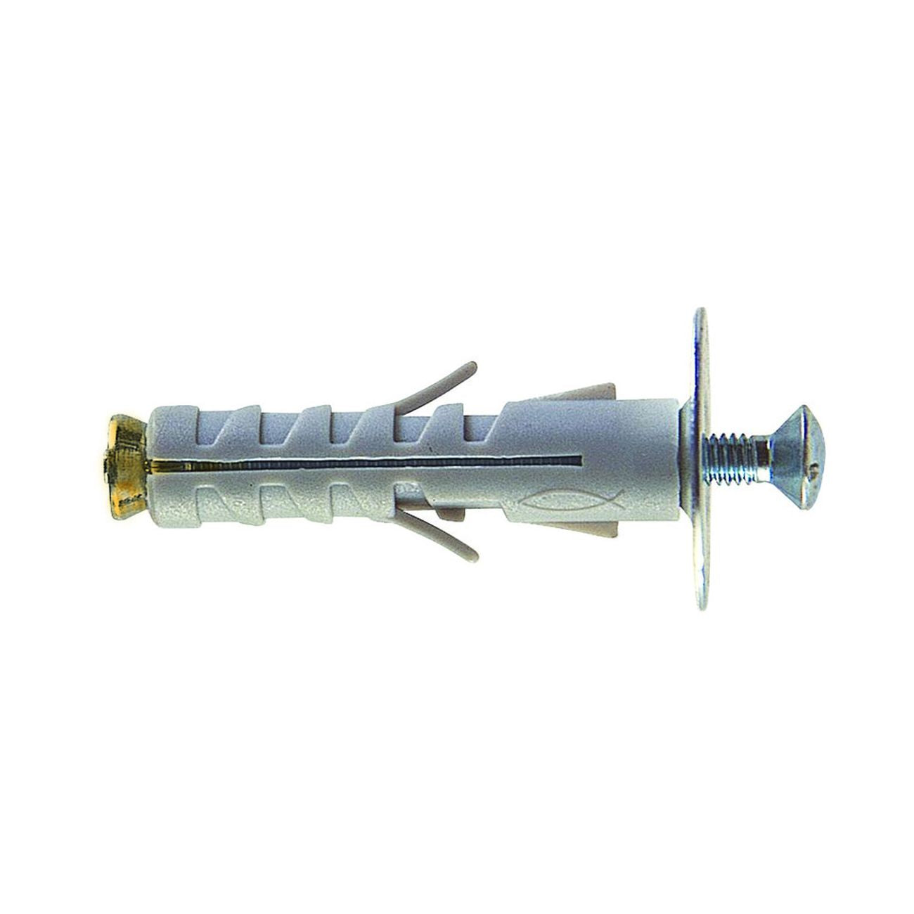 Tassello In Nylon Con Vite "Sb" - SB 12/4 ø mm.12x45 vite t.s.c taglio combinato - 100 pz
