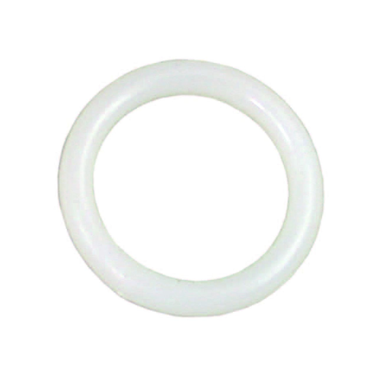 Anelli Per Scorritenda Tubolari In Plastica Bianco - ø mm.30-45 - 50 pz