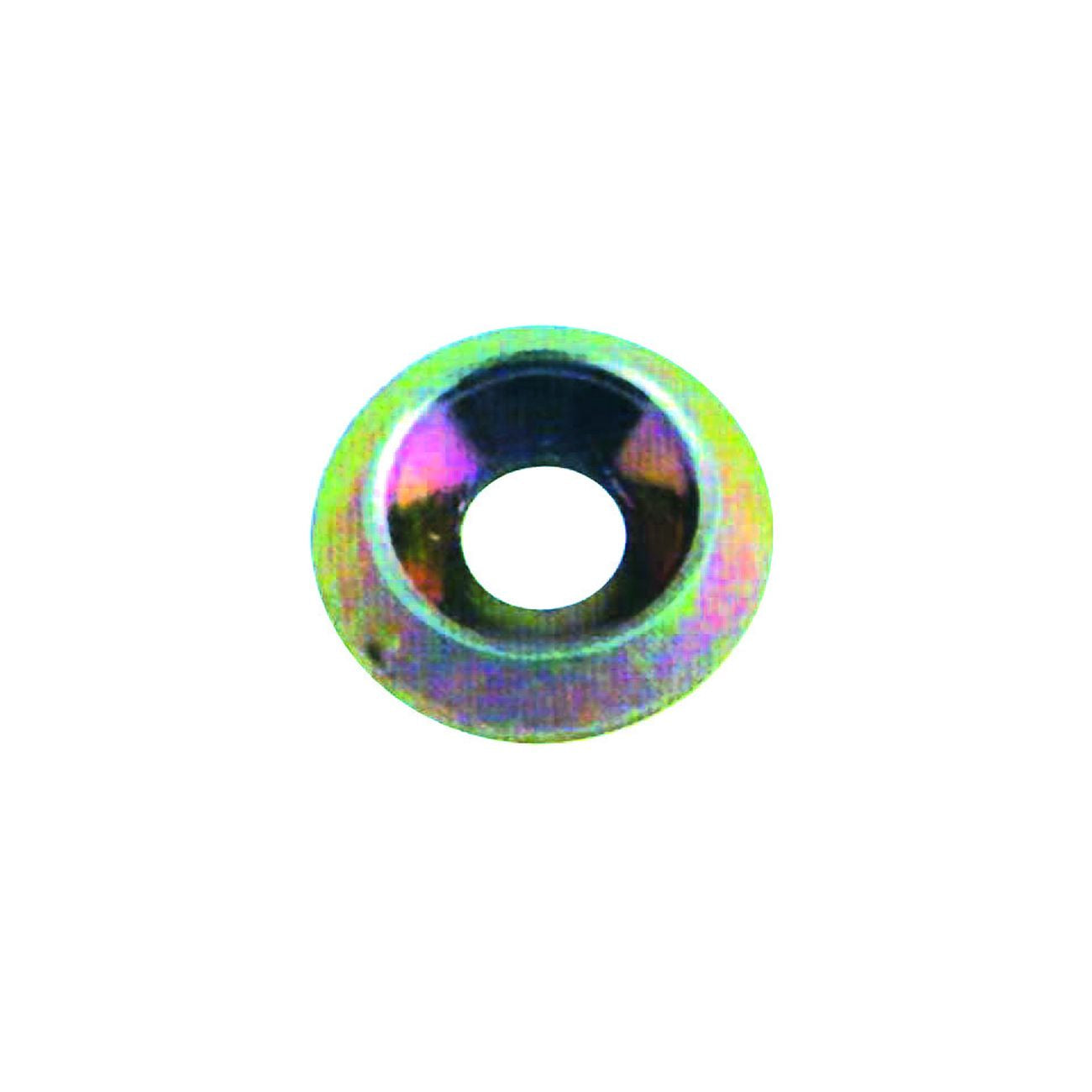 Rondelle Coniche Zincate Gialle - ø int.mm.7,6 - ø est.mm.20 per viti ø mm.6 - 50 pz
