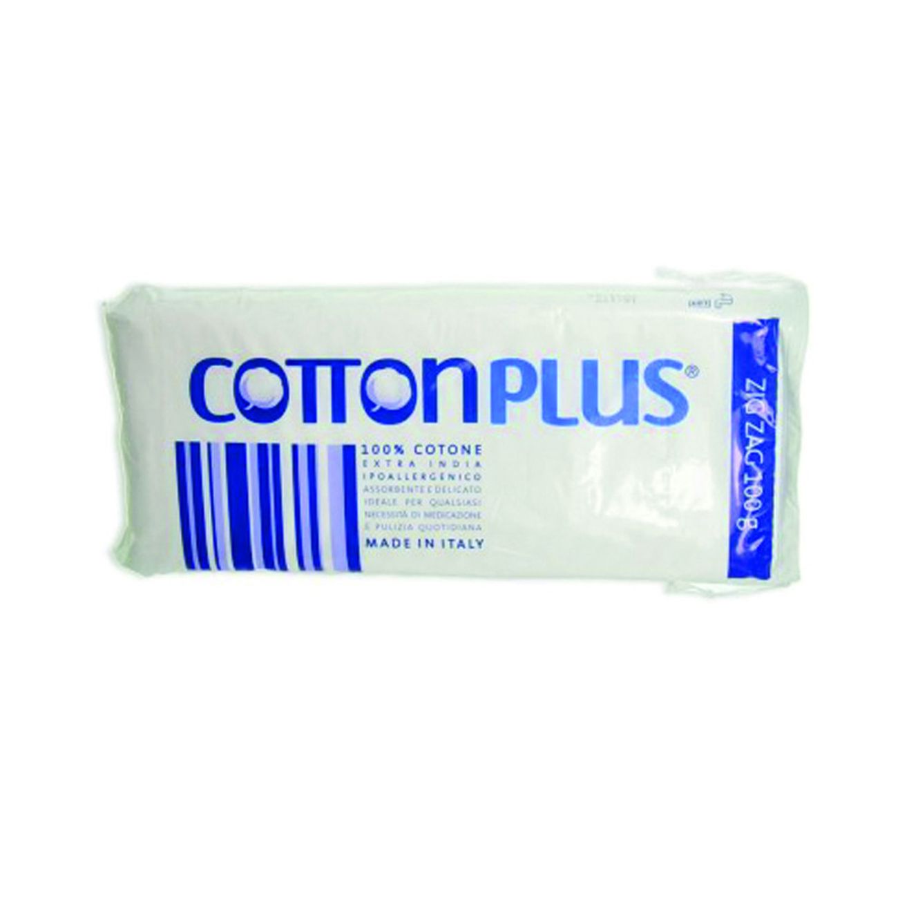 Cotone idrofilo cardato - gr.100 per cosmesi sanitaria - 6 pz