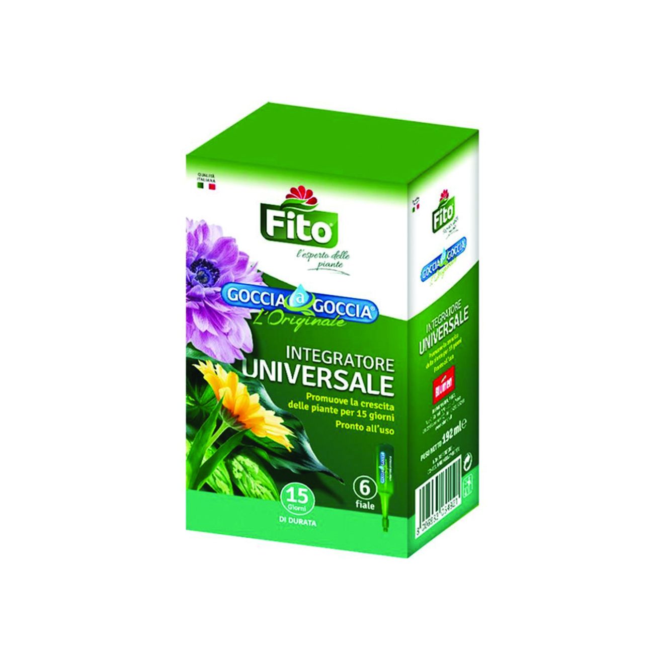 Nutrimento universale goccia a goccia - confezione 5 fiale da ml.40