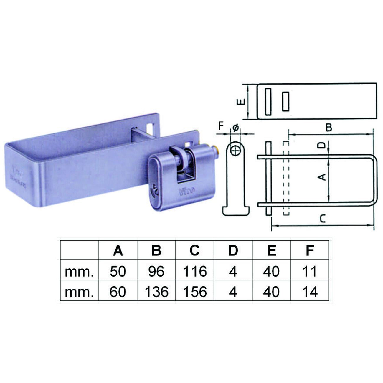 Cravatta Bloccacancello In Acciaio - media (art.677) - 4 pz