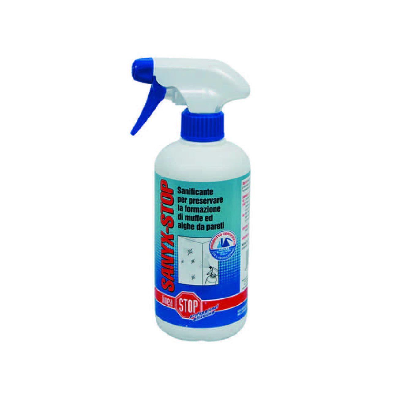 Sanyx-stop sanificante per preservare formazione di muffe o alghe - ml.500 in flacone spray - 5 pz