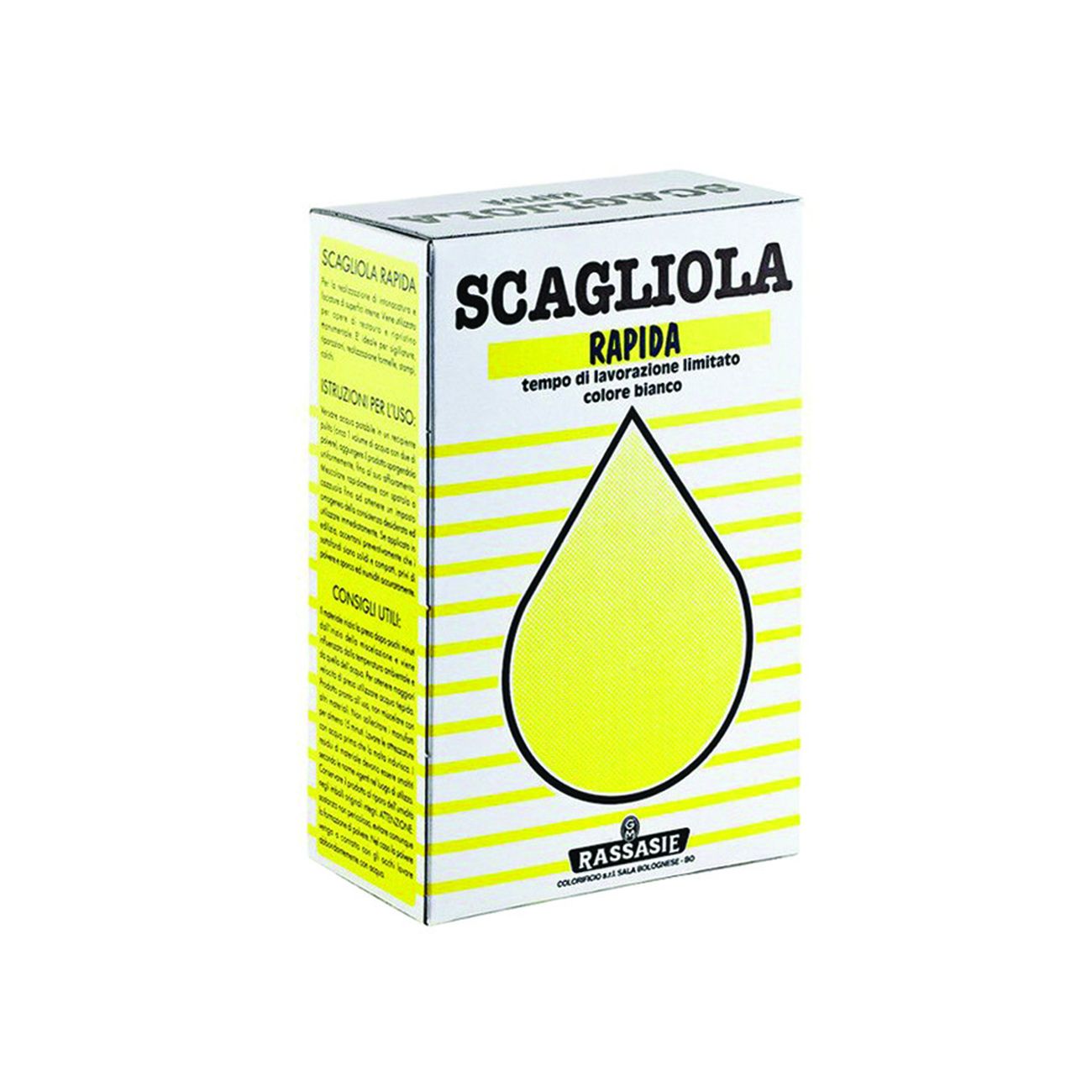 Gesso scagliola in scatola - kg.1 in scatola - 12 sc