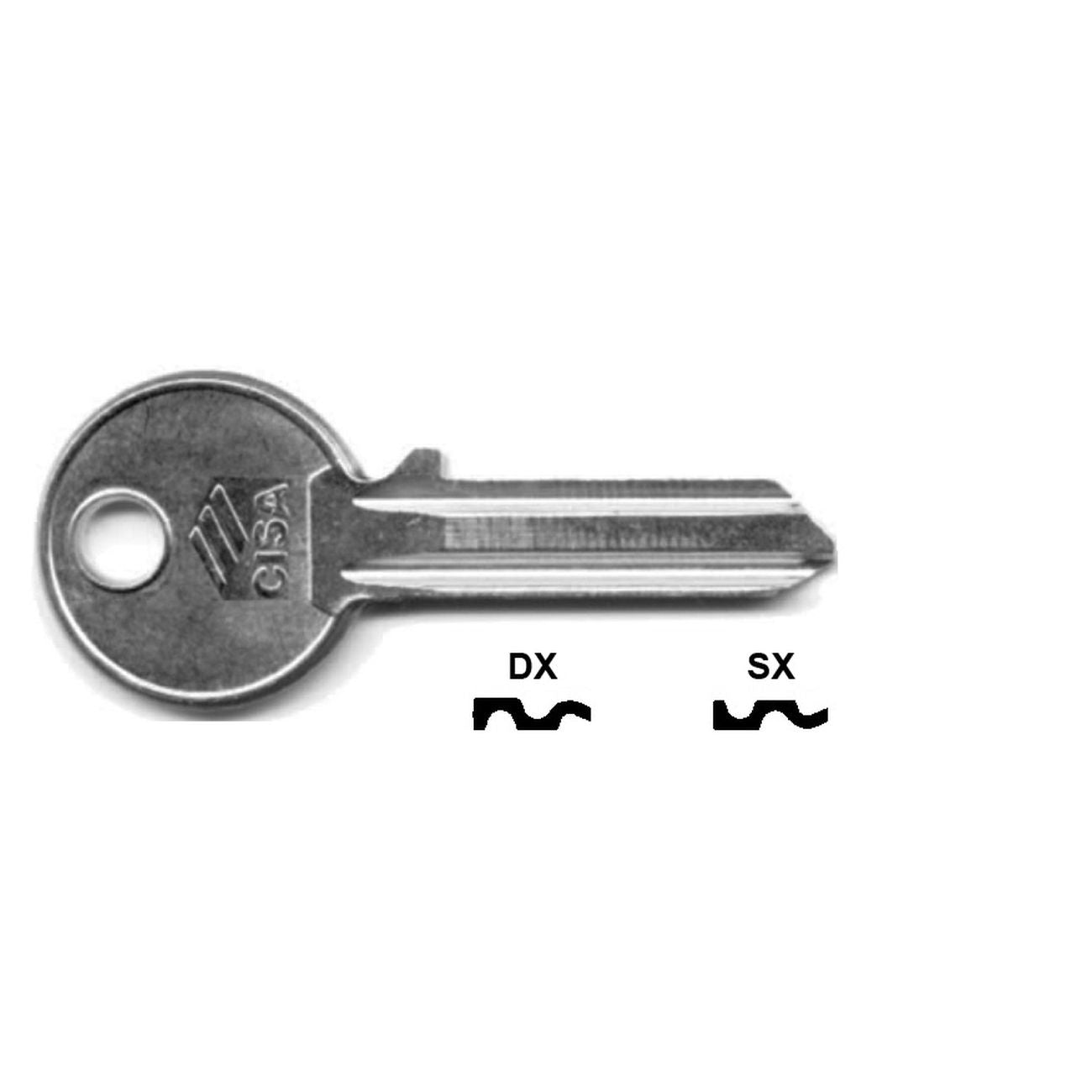 Chiavi 5 Spine Grandi 01310 - 01310001 DX (tipo silca CS 206) - 50 pz