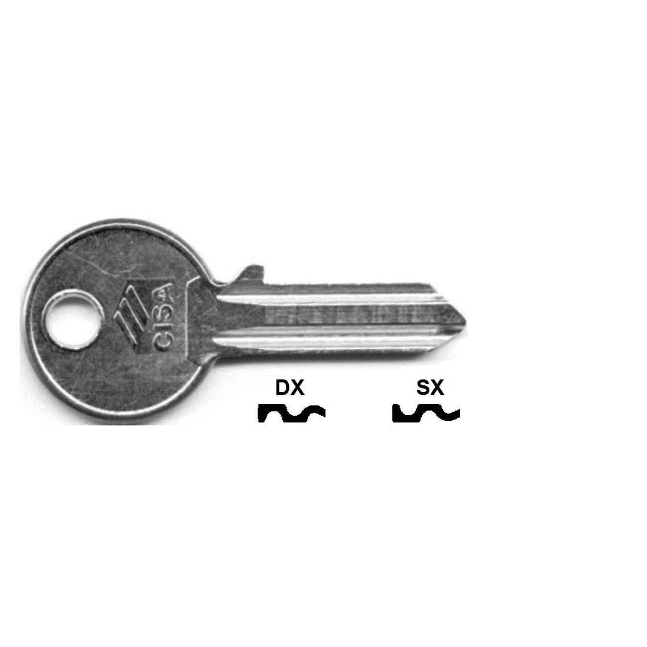 Chiavi 4 Spine Grandi 01320 - 01320002 SX (tipo silca CS 205) - 50 pz