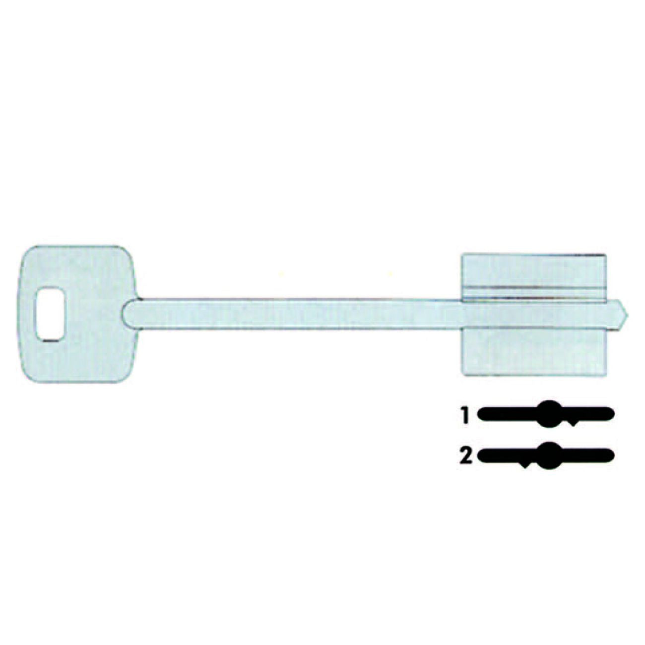 Chiavi Doppia Mappa 00120 - 00120002 SX (tipo silca CSL) - 5 pz