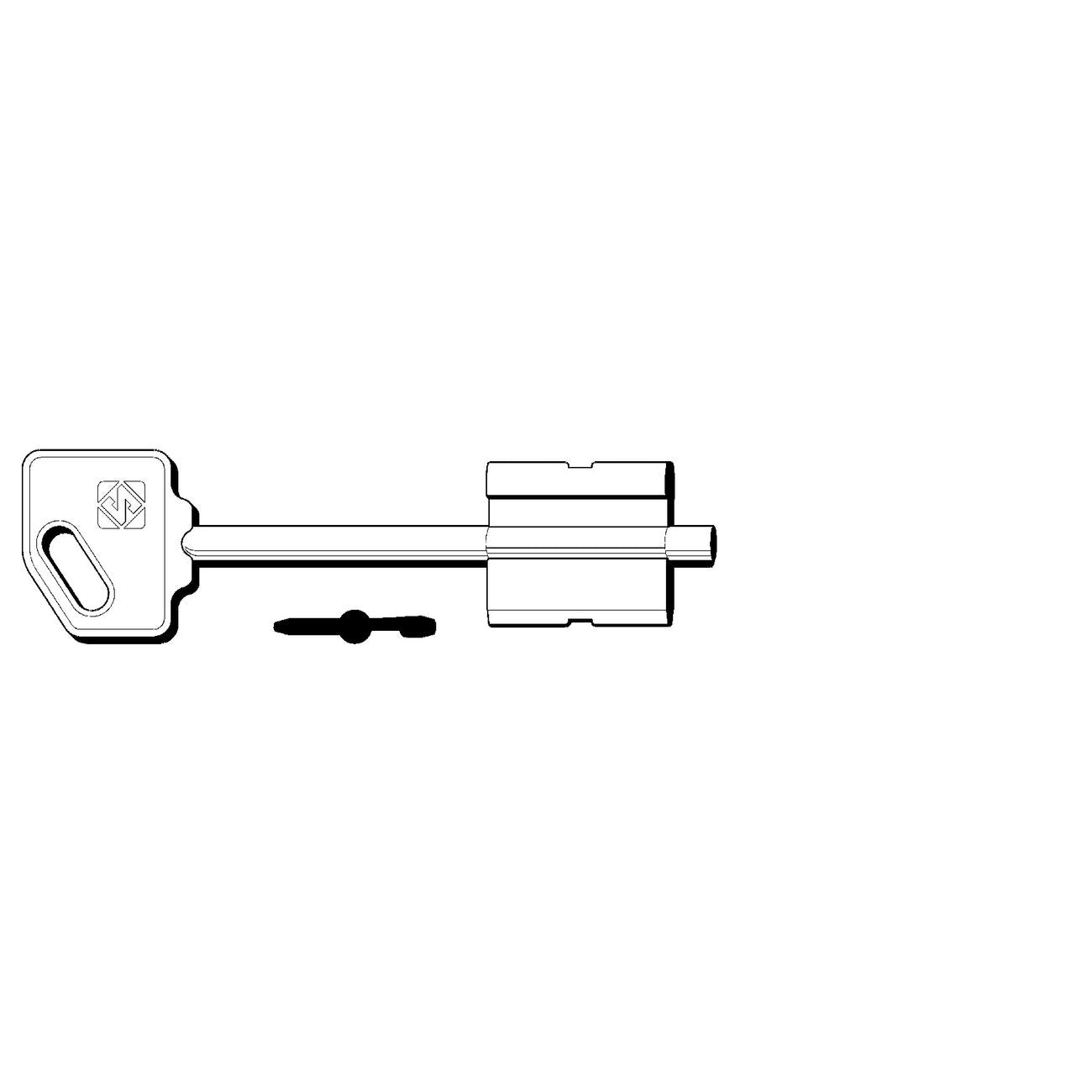 Chiavi doppia mappa cr 5r14 - 5r14 - 5 pz