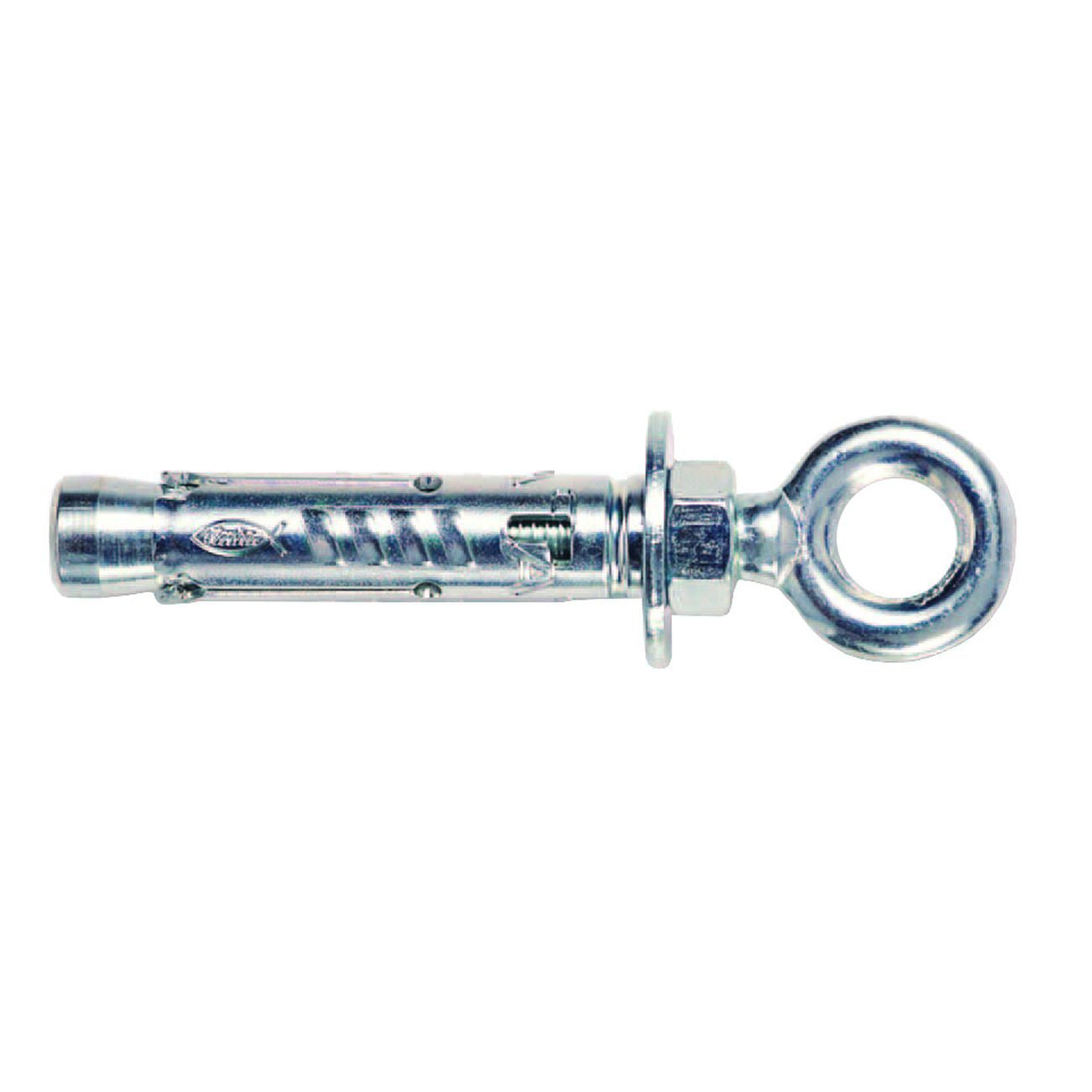 Tassello In Acciaio Con Occhiolo Chiuso "Tam" - ø mm.8 MA x mm.56 foro occhio mm.12 - 50 pz