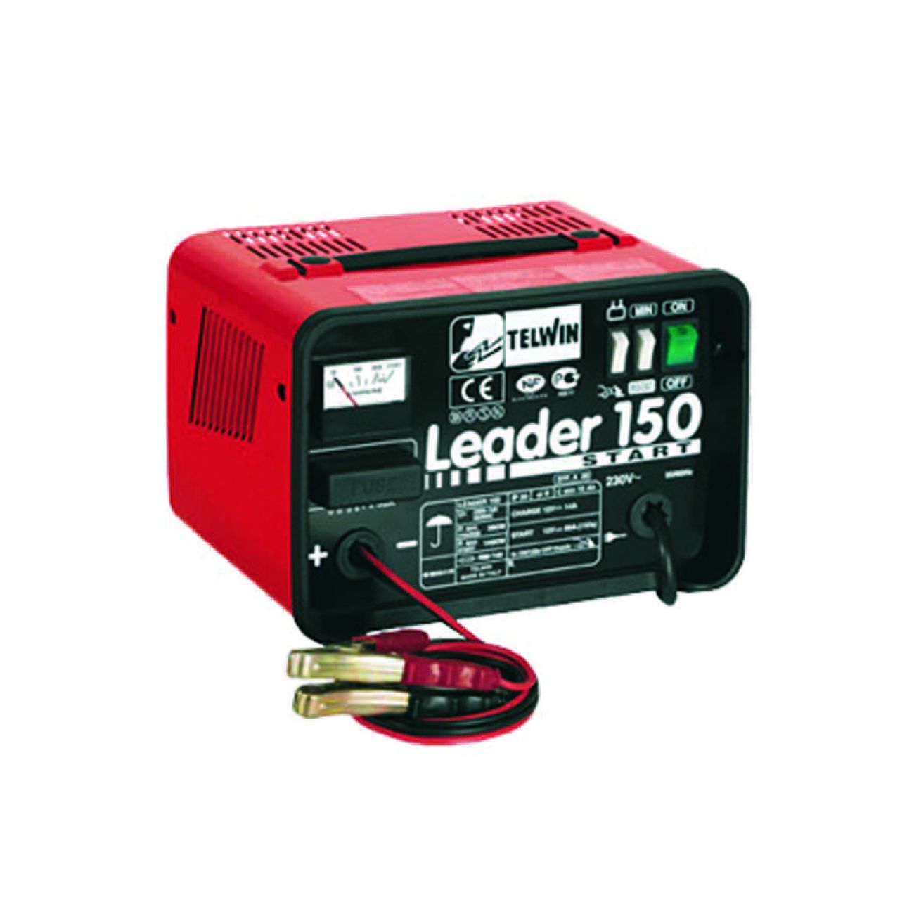 Caricabatterie con avviatore leader 150 start 20/140a 12v