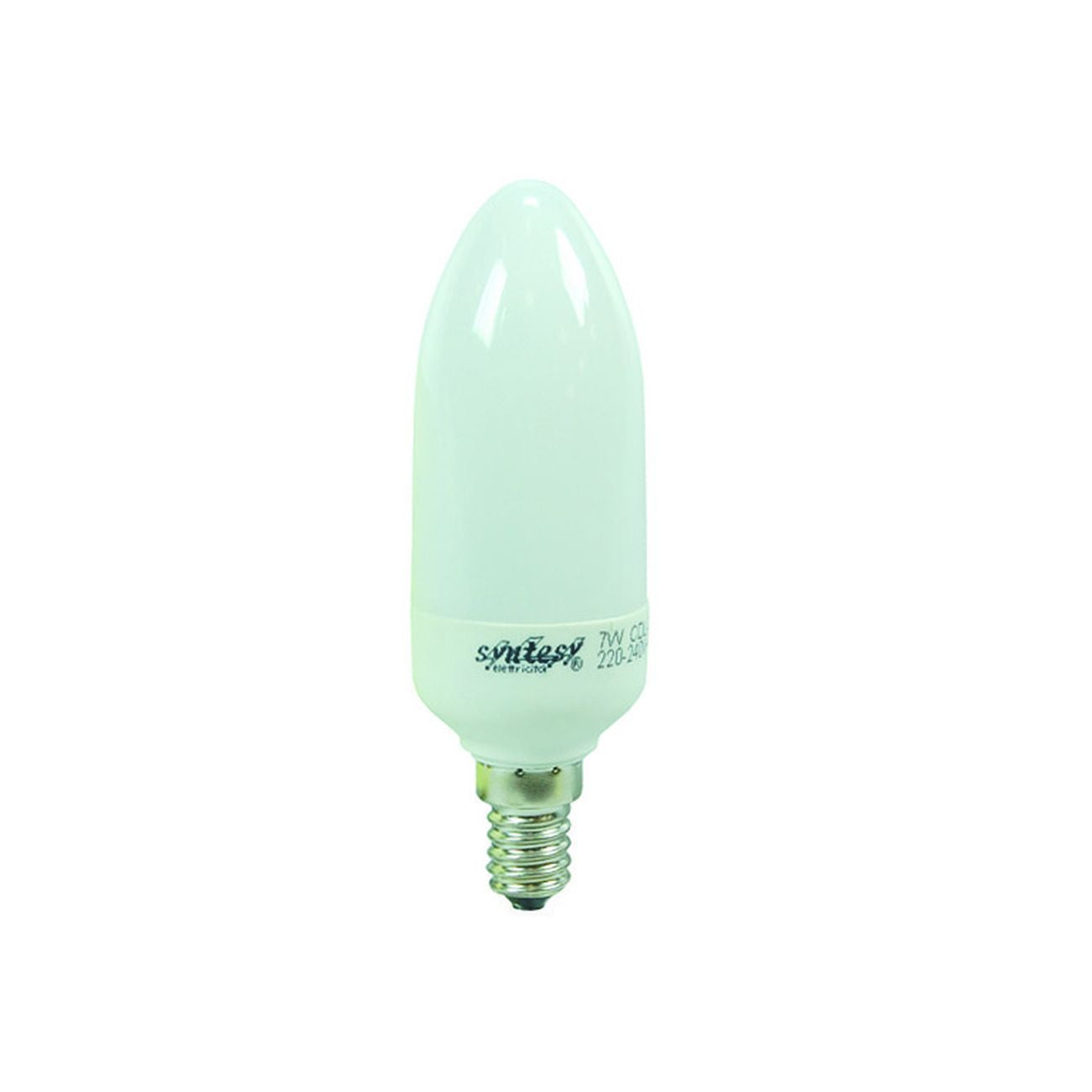 Lampada elettronica a oliva e14 - 7w - e14 -  2700°k calda