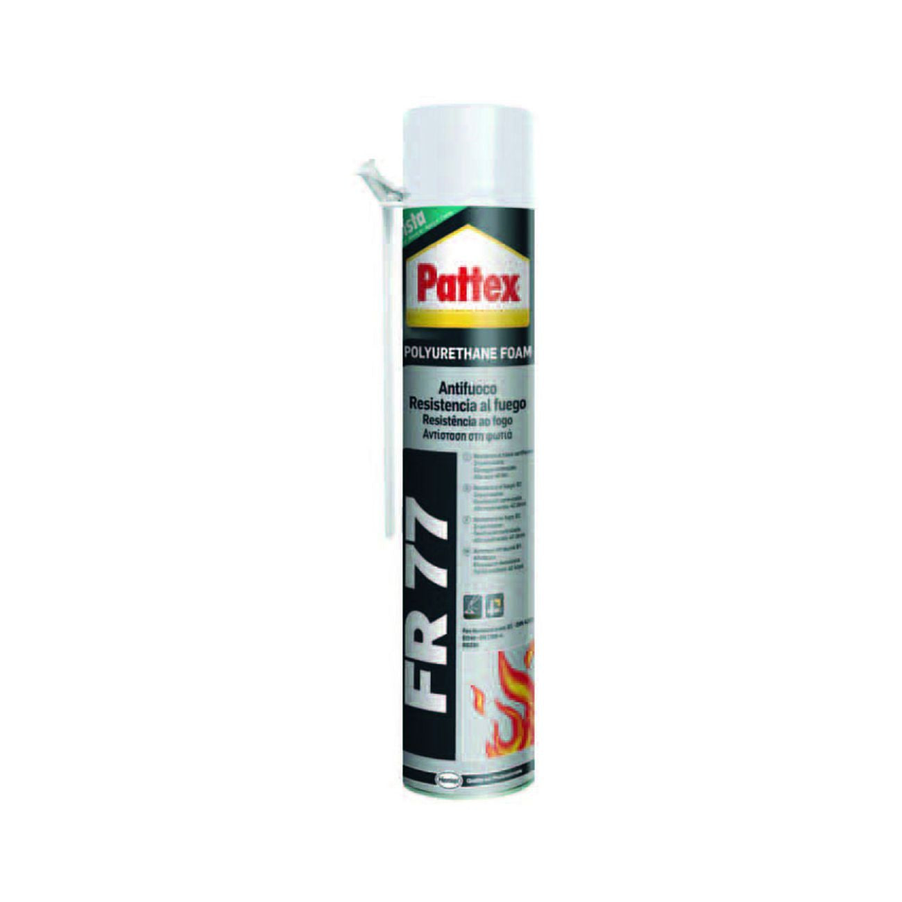 Schiuma poliuretanica antifuoco pattex fr 77 - ml.750 applicazione manuale