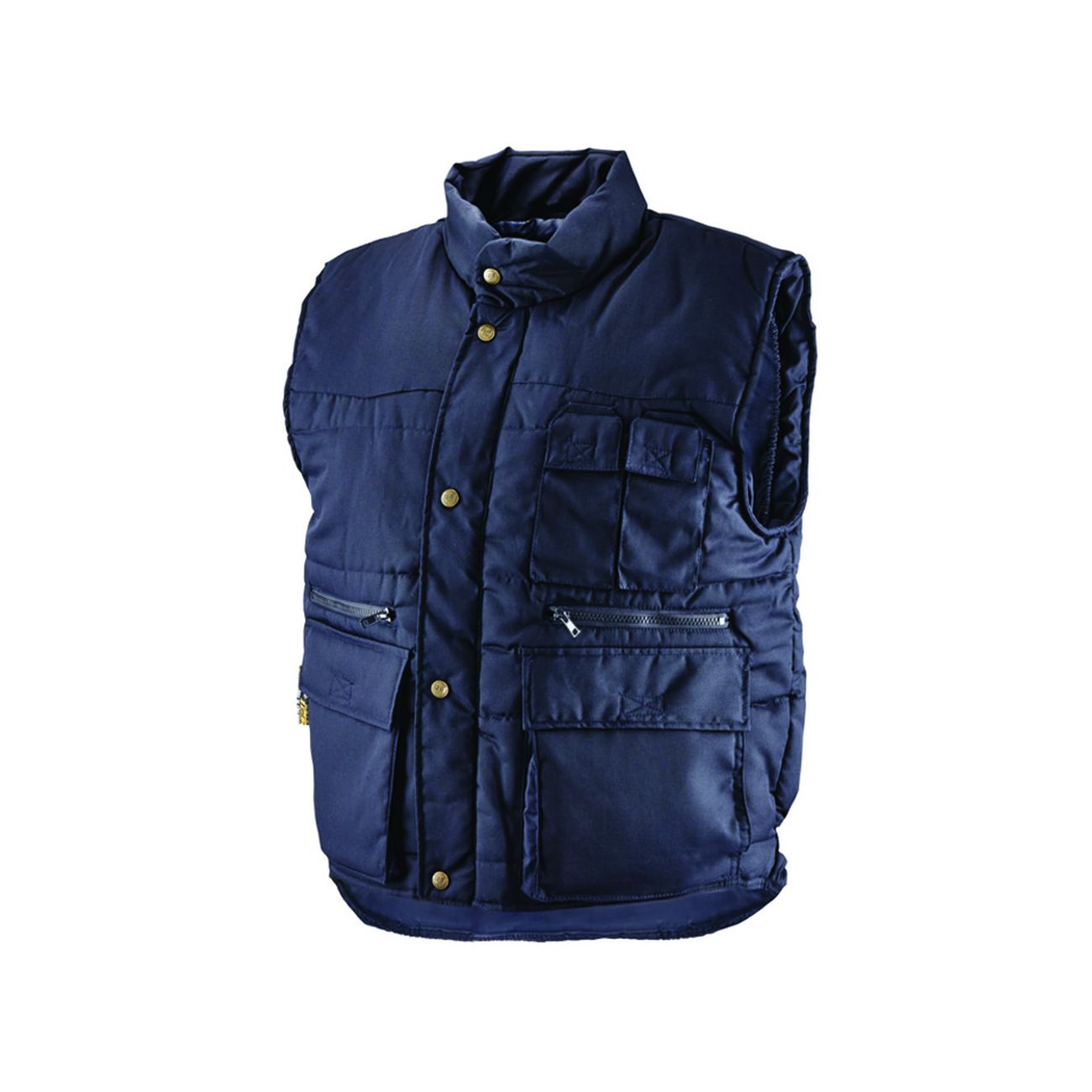 Gilet imbottito in poliestere e cotone - Blu