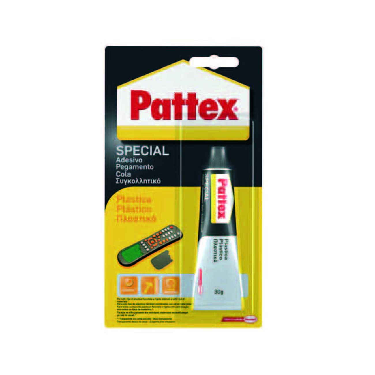 Pattex adesivo special plastica trasparente - gr.30 - 6 bl