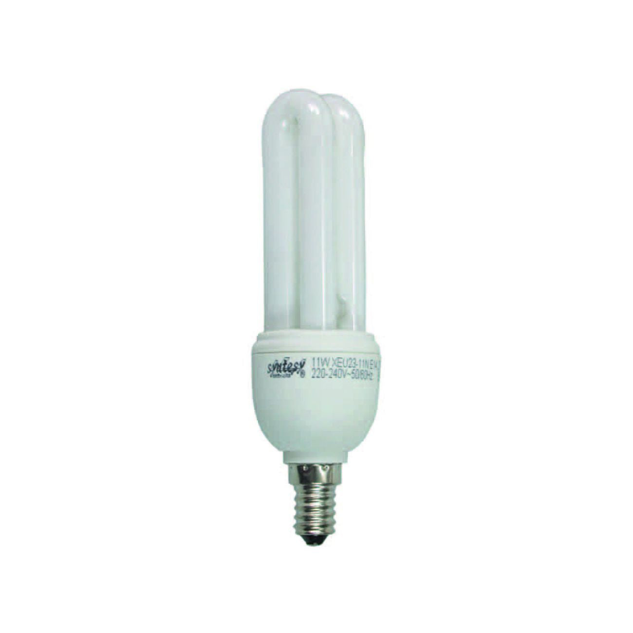 Lampada elettronica 2 tubi e14 - 11w - e14 -  2700°k calda