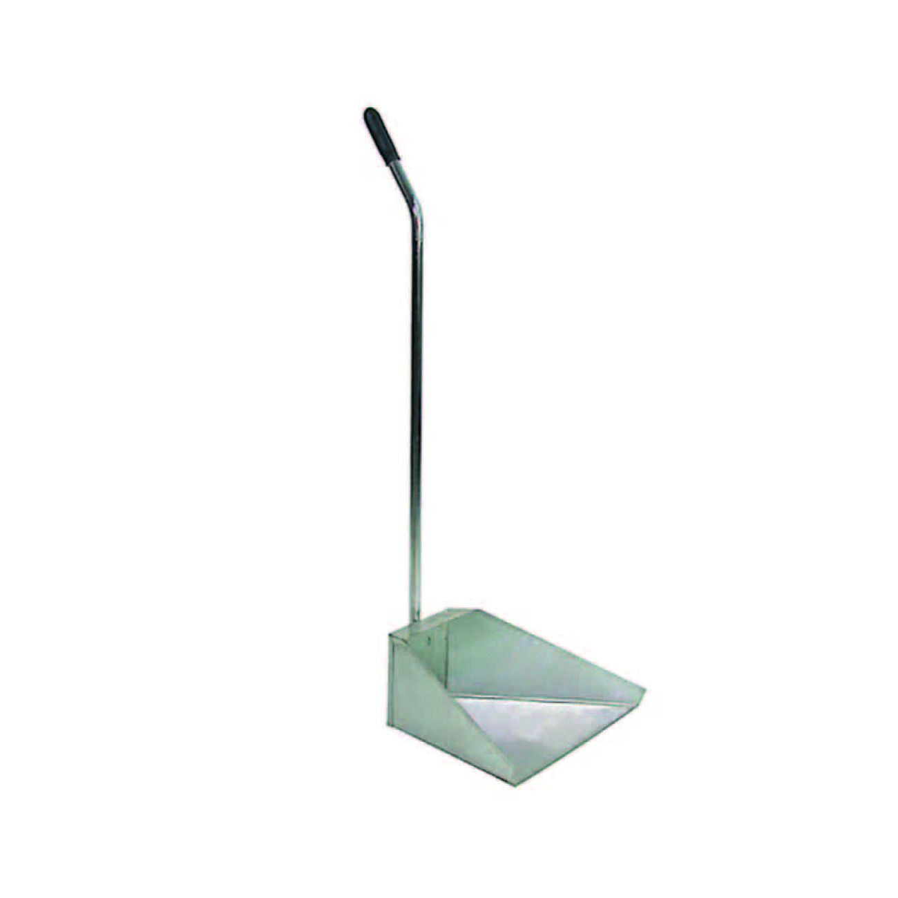 Paletta raccogli immondizia in metallo con manico - cm.35x25x76h. - 5 pz