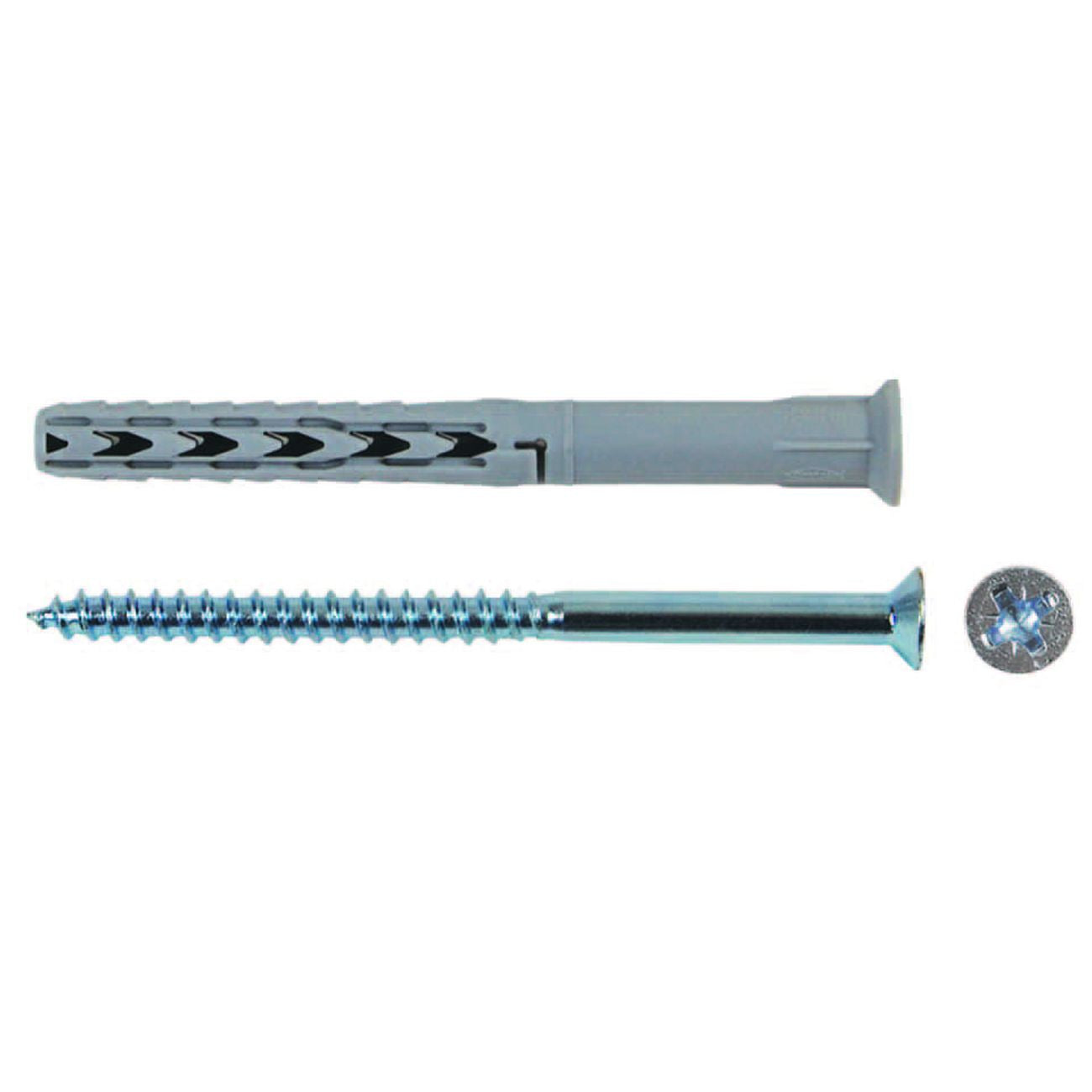 Tassello in nylon prolungato sxr-z - Ø mm.6x60 vite pozidrive Ø mm.4,5x65 - 50 pz