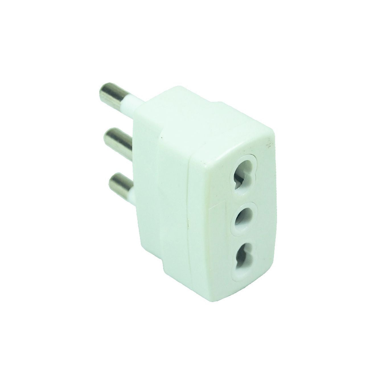 Adattatore riduzione 2p+t bianca - spina 16a e presa 10/16a bianca - 20 pz