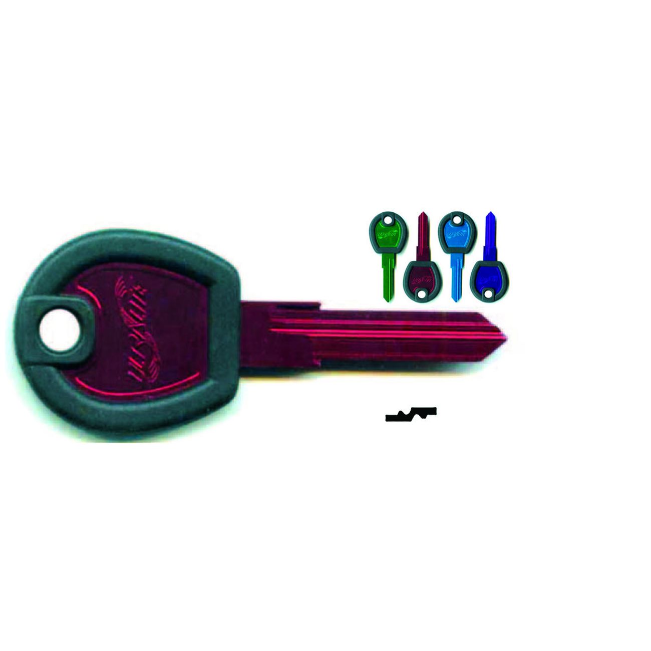 Chiavi Huf Per Auto Audi Iveco Pegaso Volkswagen Wt7U3 - WT7U3 ultralite rosse - 5 pz