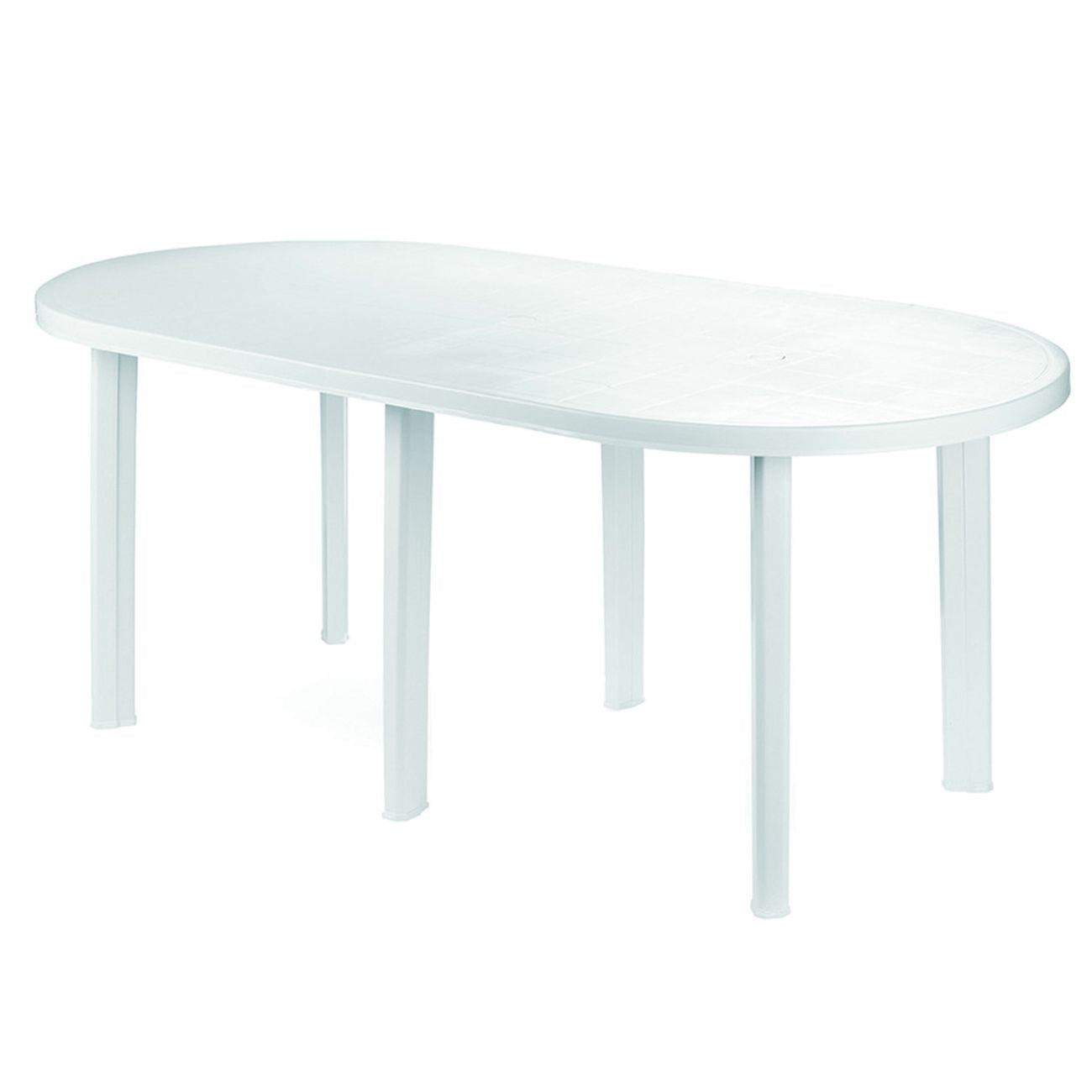 Tavolo Da Giardino "Tavolo 180" Bianco Cm.181X90X72H. - cm.181x90x72h. - peso kg.13,4