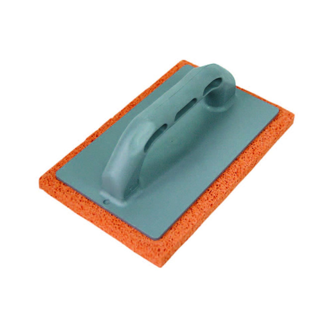 Frattone in spugna arancio manico plastica