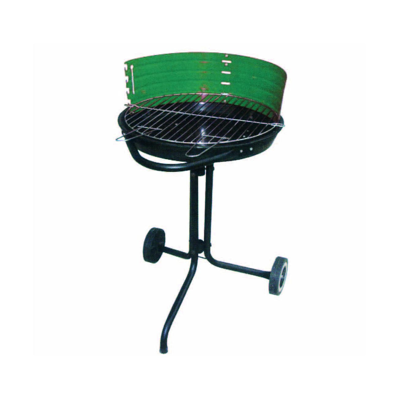 Barbecue tondo con ruote "Arizona" - Ø cm 50x84h