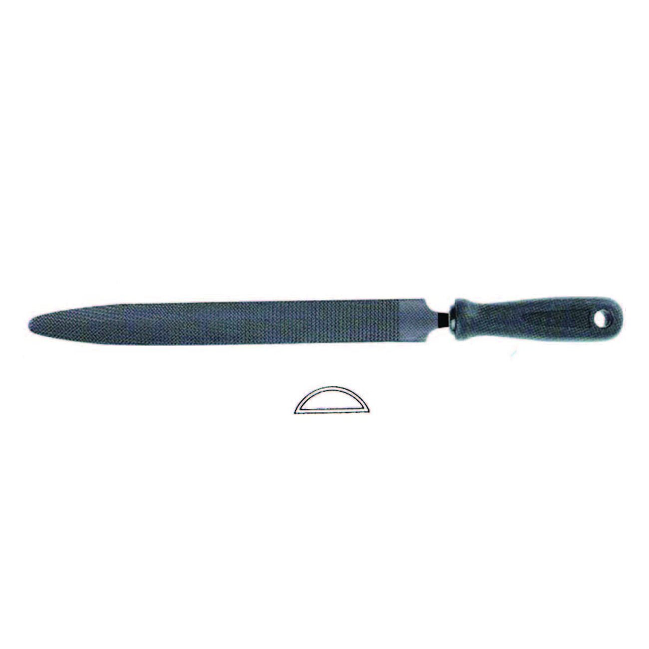 Raspe cabinet mezze tonde con manico plastica