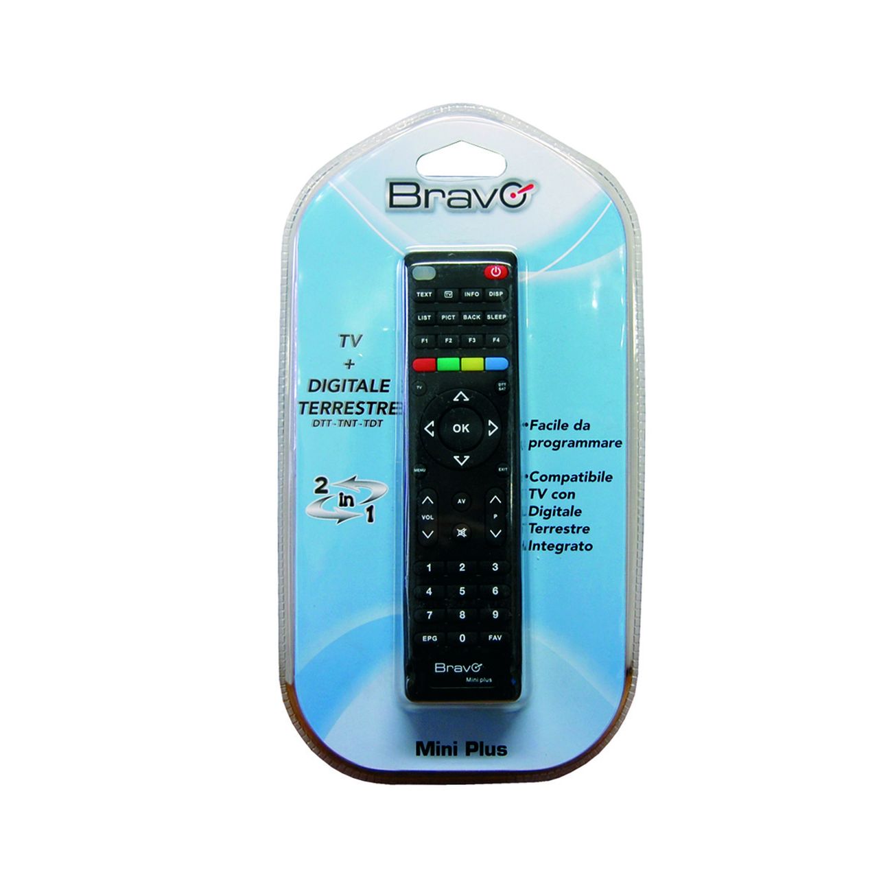 Telecomando universale mini plus tv + decoder