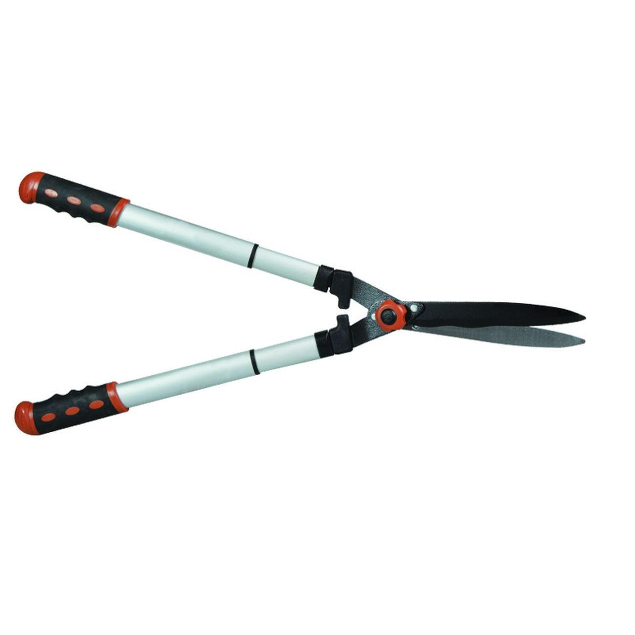 Forbice tagliasiepi con lame ondulate e manici telescopici - lunghezza totale da cm.68 a cm.83