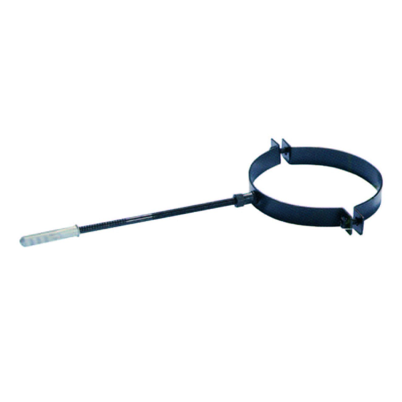 Collare Reggitubo Per Stufe A Pellet Plus - Nero Opaco