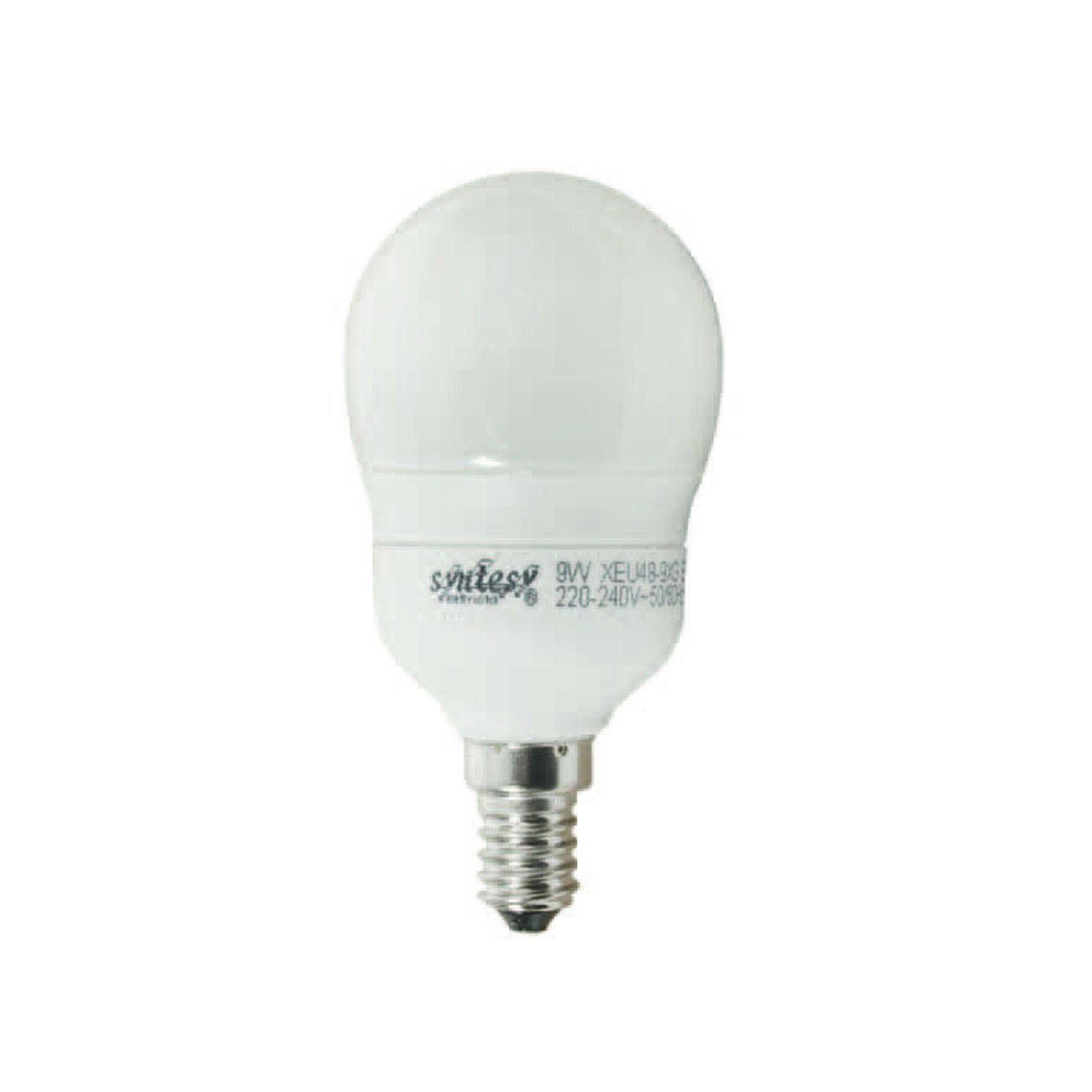 Lampada elettronica a sfera opale e14 - 9w - e14 -  2700°k calda
