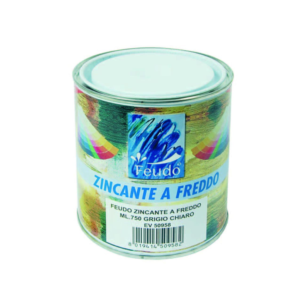 Zincate a freddo in barattolo (zink kalt) - ml.750 grigio chiaro - 6 pz