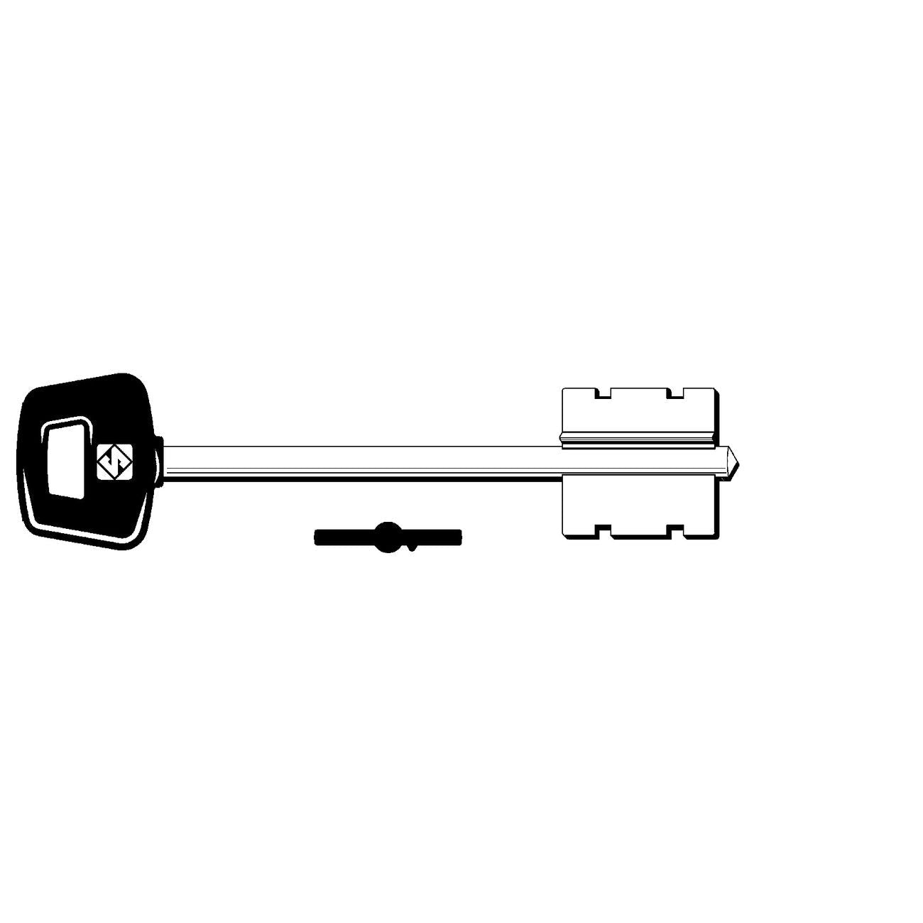 Chiavi doppia mappa cisa 5cs12p - 5cs12p - 5 pz