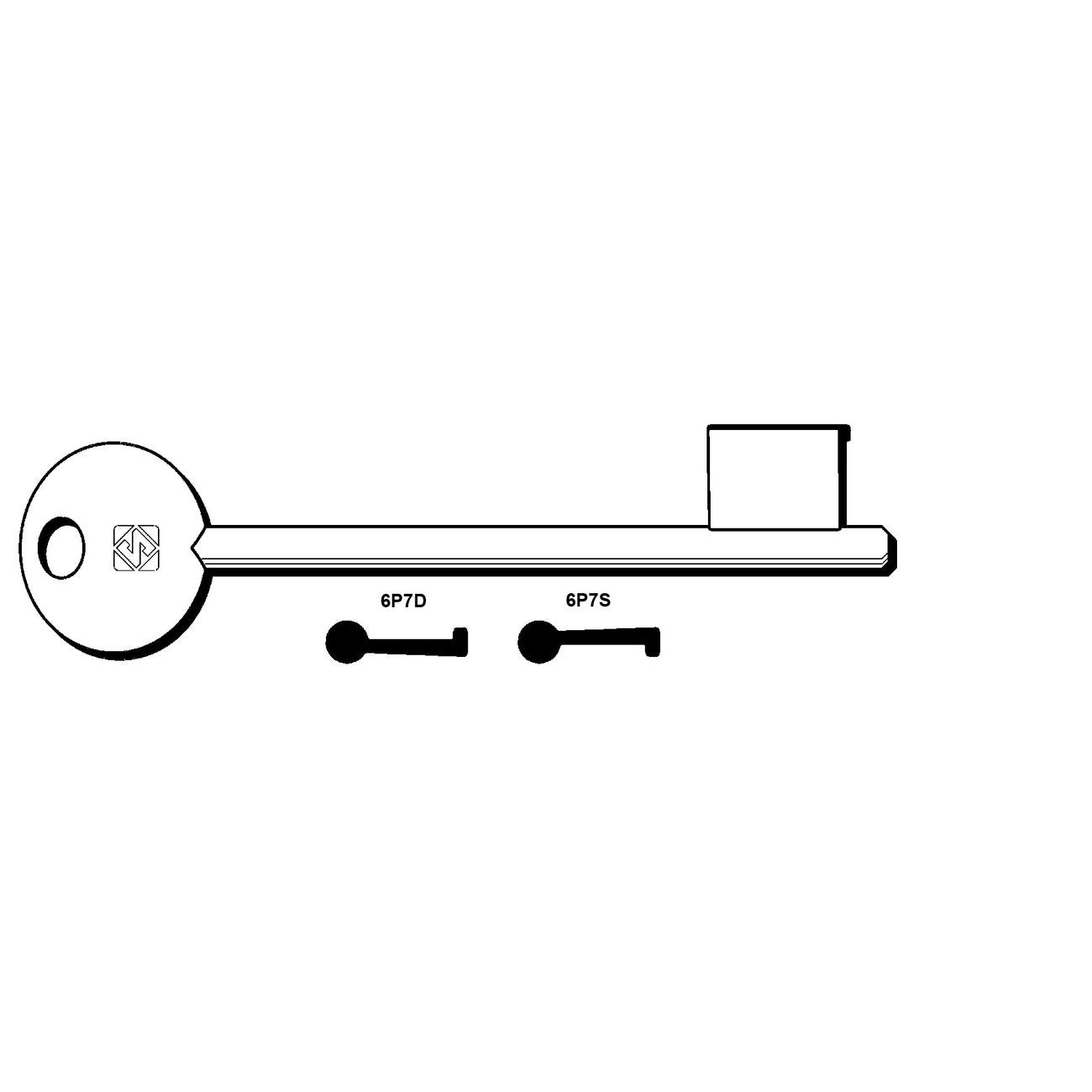 Chiavi patent passepartout corni, bonaiti, gb