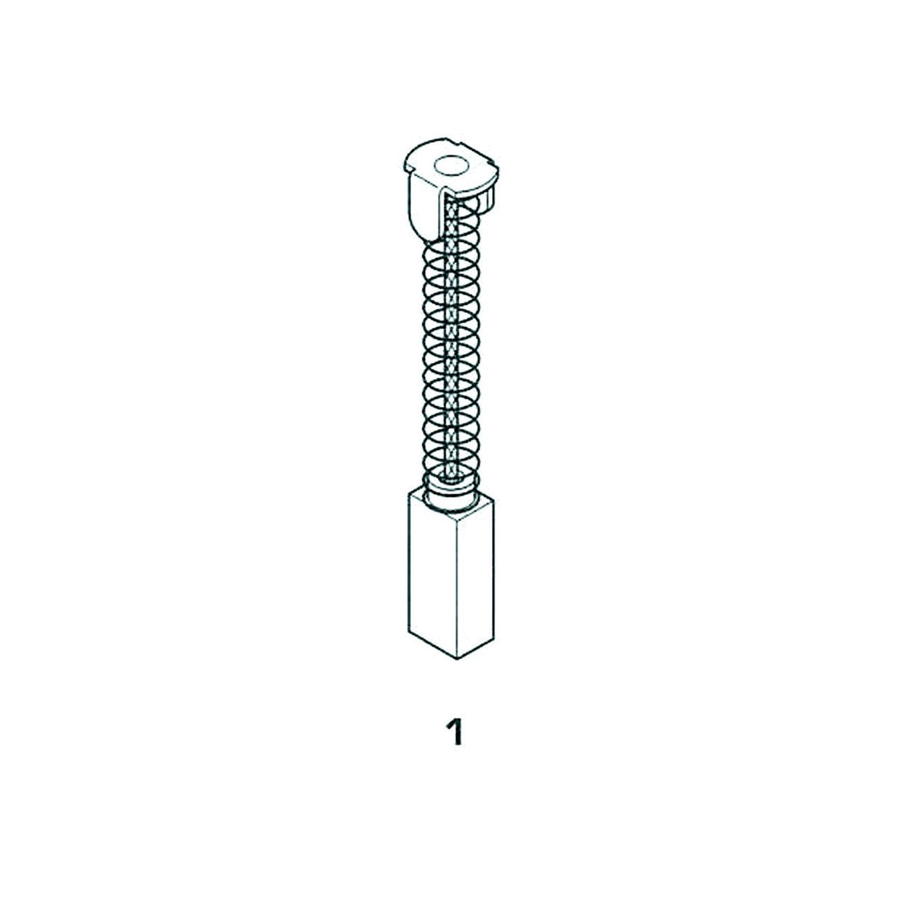 Spazzole A Carboncino Per Elettroutensili Modello 1 - RUPES 1846 mm.6x9x21/23 - 8 pz