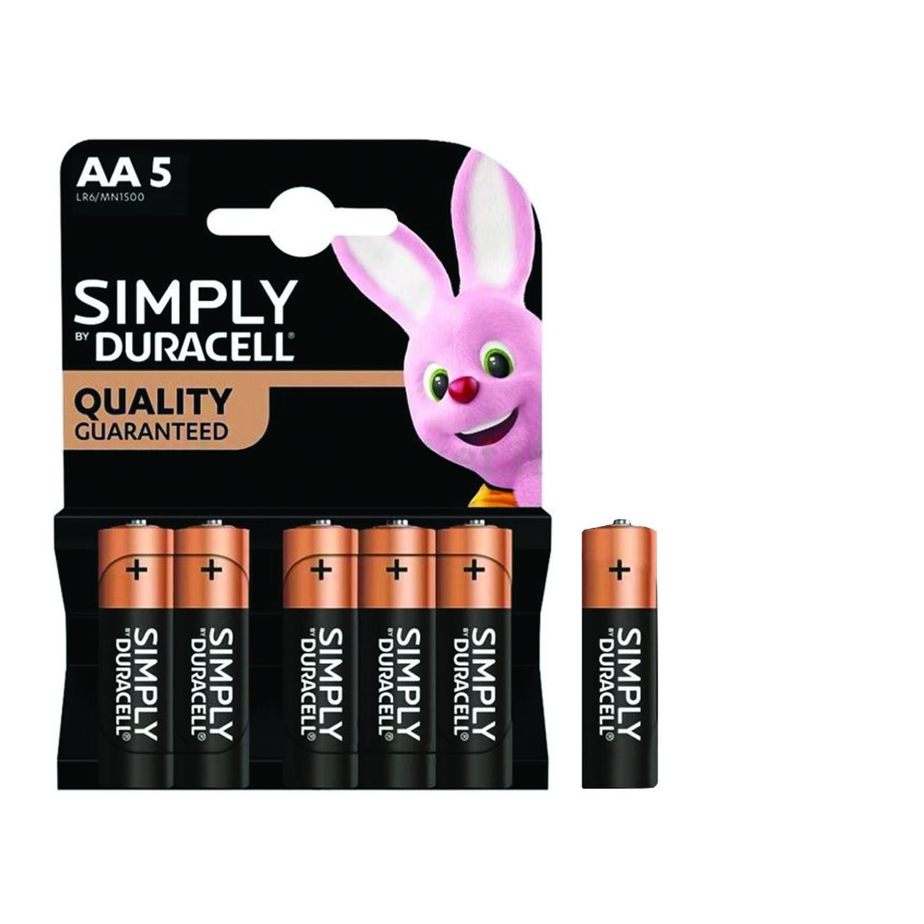 Pila stilo alcalina simply  in blister 5 pezzi - 20 bl