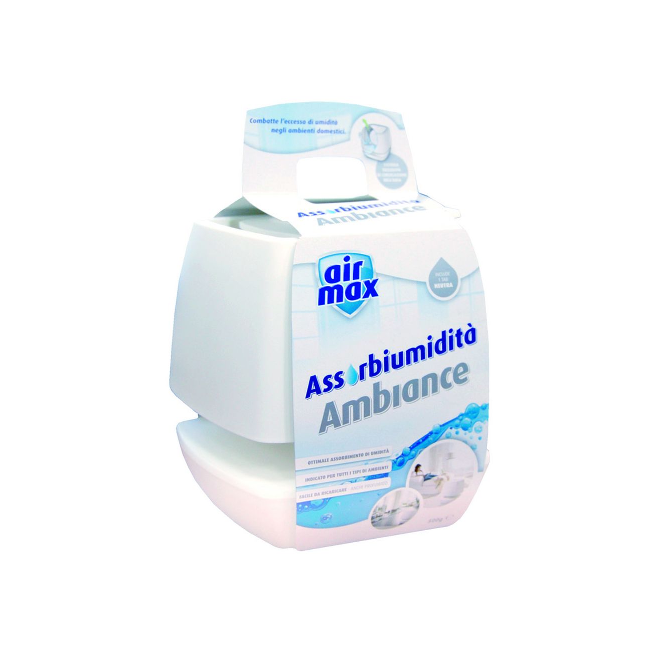 Contenitore airmax ambiance tab kit - contenitore e 1 ricarica 500 gr. inclusa