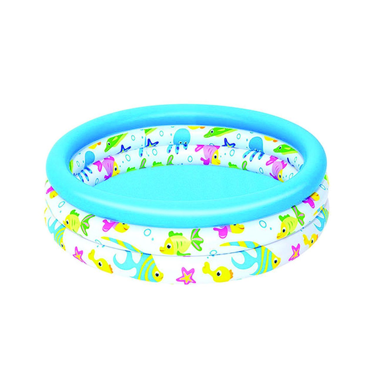 Piscina "Kids pool" - 3 anelli - +2 anni - cm 102x25 - peso kg 0,650 (art.51008)