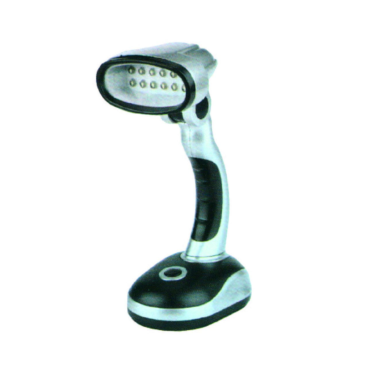 Lampada portatile officina e camping 12 led - mm.78x110x210h.