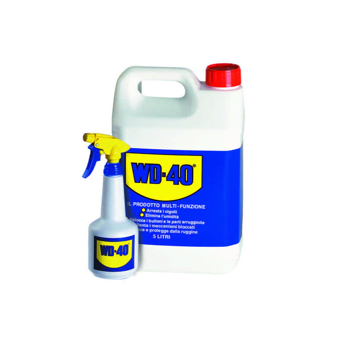 Wd-40 lubrificante multiuso 5 funzioni ml.5000 - ml.5000 in lattina + dosatore spray