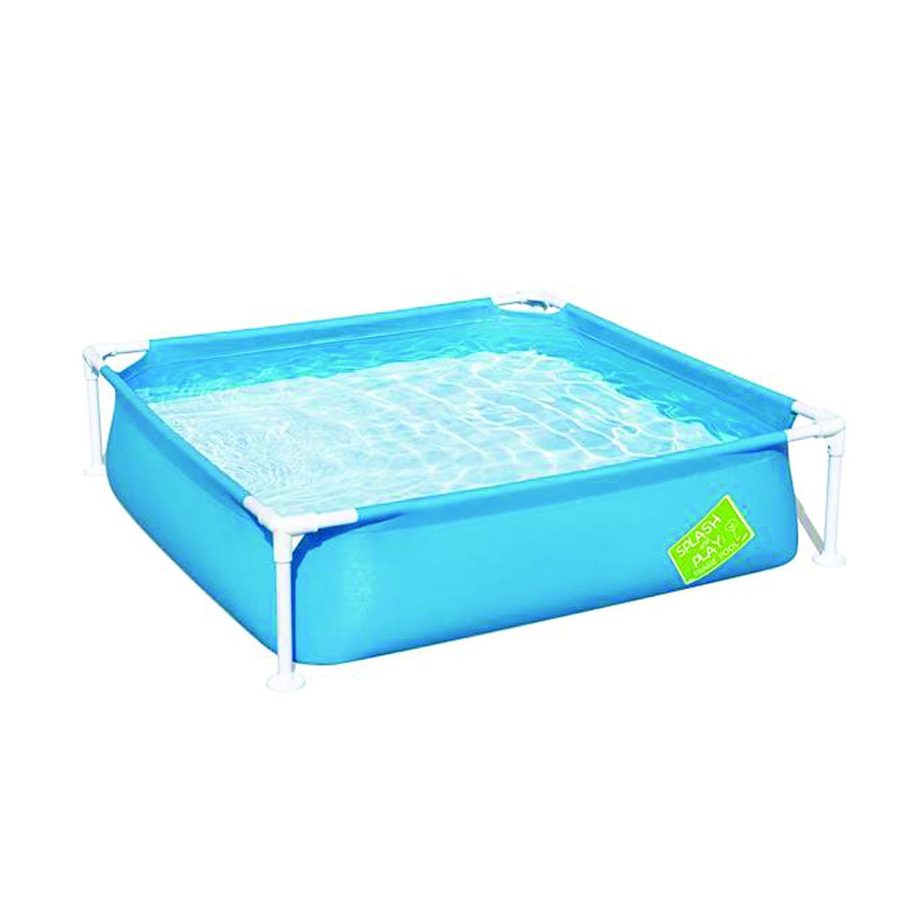 Piscina "Frame" quadrata con telaio portante cm - +2 anni - cm122x122x30,5 - peso kg 4,2 - (art.56217)