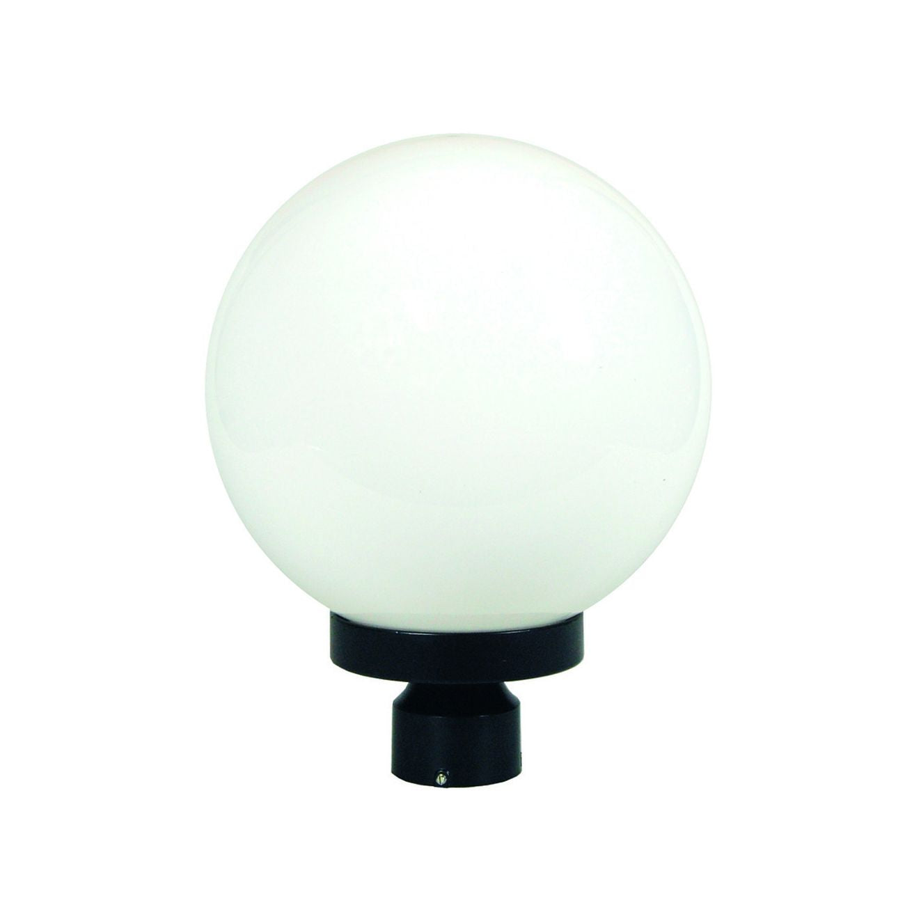 Lanterna per palo mm.60 modello sfera - 100w ip44 mm.250x345h. colore nero